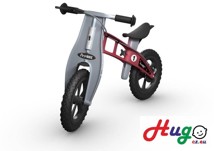 FirstBIKE Cross s brzdou, Silver