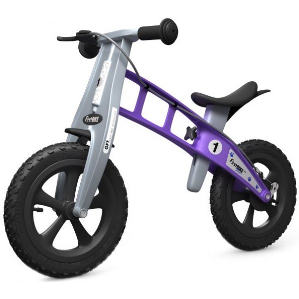 FirstBIKE Cross s brzdou, Violet