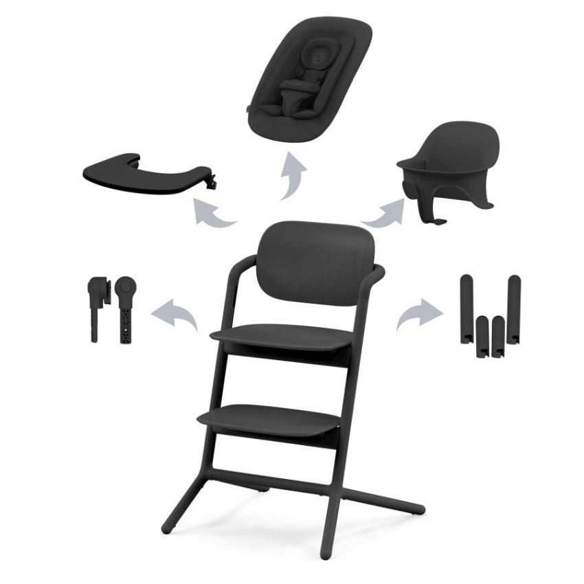 CYBEX Gold Lemo 4-in-1, Stunning Black