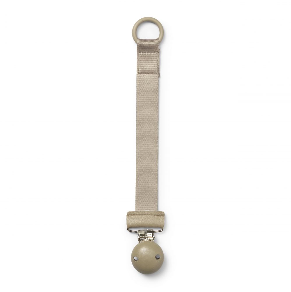 Dřevěný klips na dudlík Elodie Details - Pure Khaki