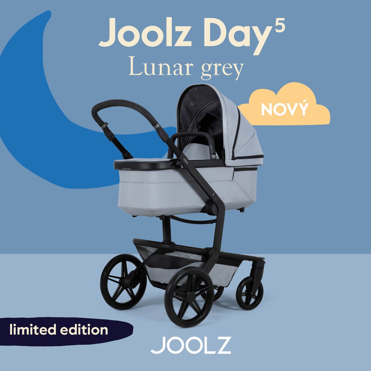 JOOLZ | Joolz Day5 kočárek kompletní set | Special | Lunar grey + DEKA dárek
