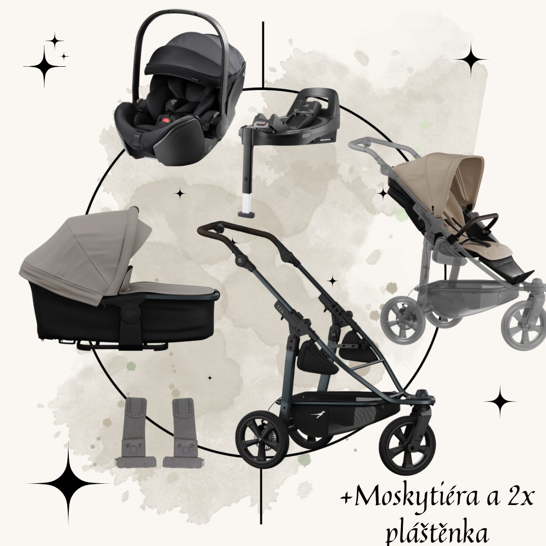 Akční set TFK Mono3 frame - air chamber + BabySafe Pro + isofixová base