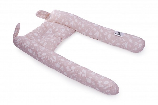 Mušelínové hnízdečko Maceshka do korby, růžová