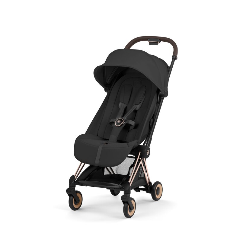 CYBEX Coya- Style Collection 2026, Sepia Black Rosegold Frame