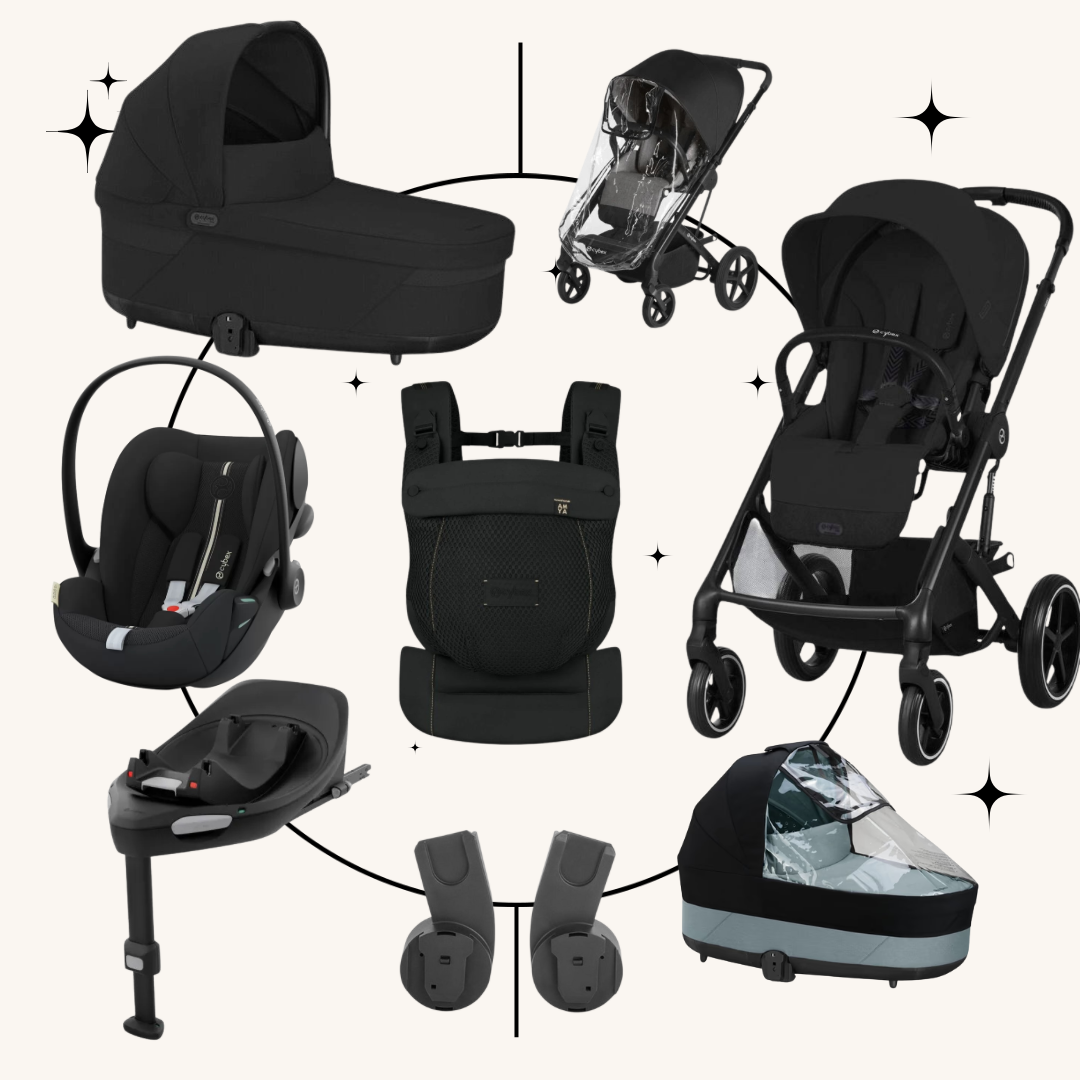 AKČNÍ SET XL CYBEX Balios S Lux + nosítko Amya, Moon Black