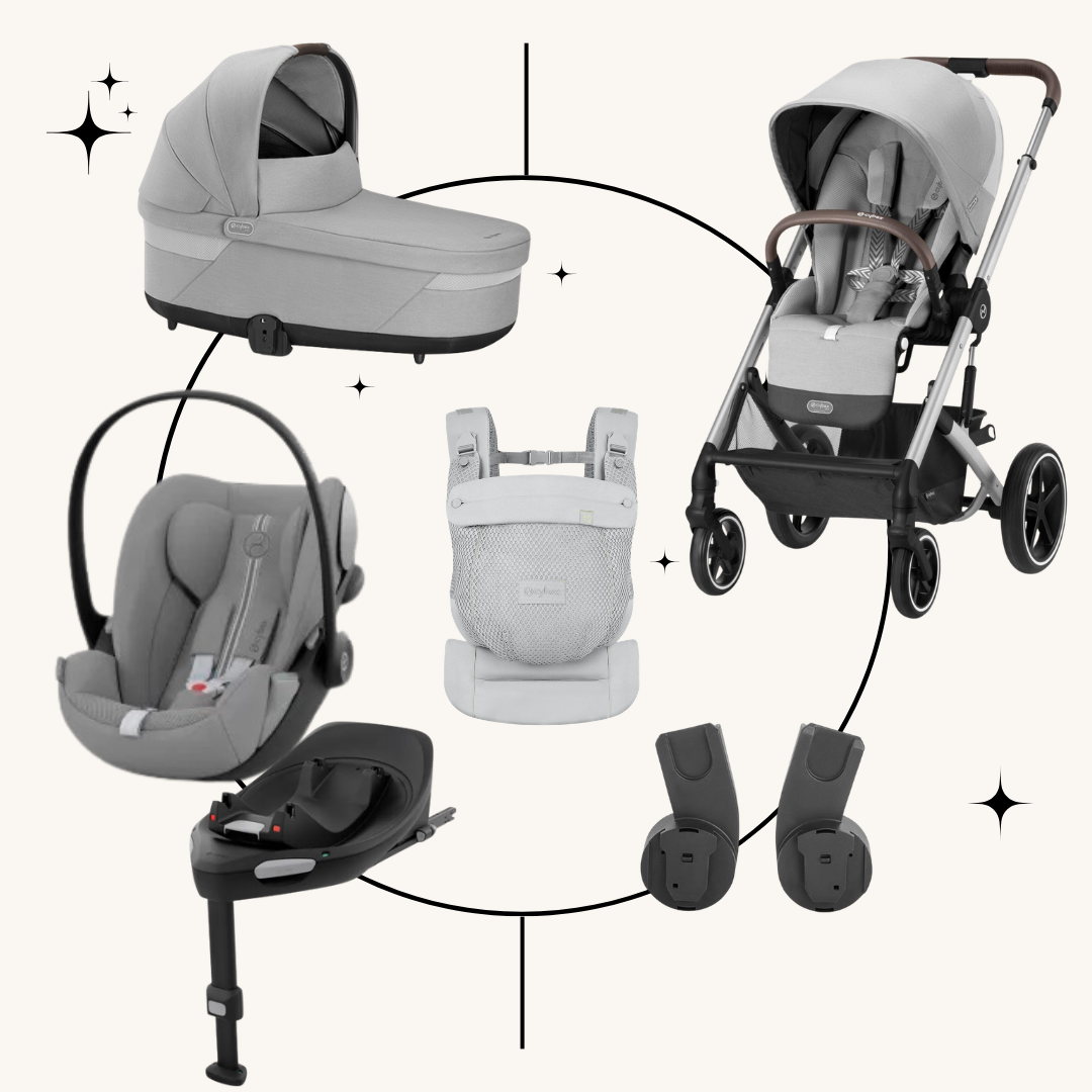 AKČNÍ SET M CYBEX Balios S Lux + nosítko Amya, Stone Grey