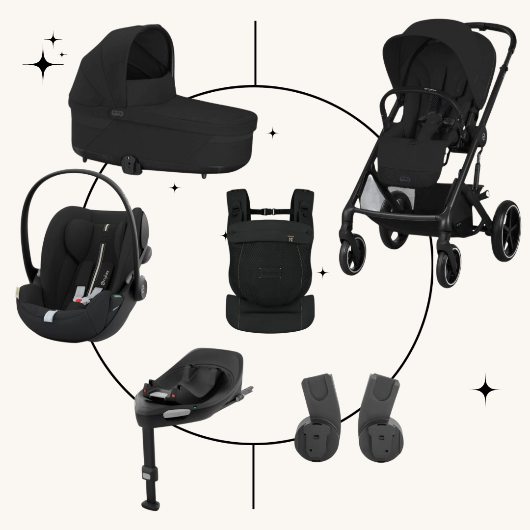 AKČNÍ SET M CYBEX Balios S Lux + nosítko Amya, Moon Black