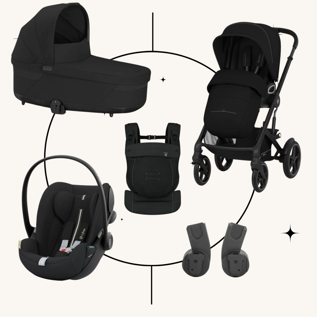 AKČNÍ SET S CYBEX Talos S Lux + nosítko Amya, Moon Black