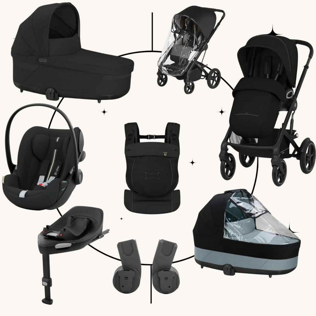 AKČNÍ SET XL CYBEX Talos S Lux + nosítko Amya, Moon Black