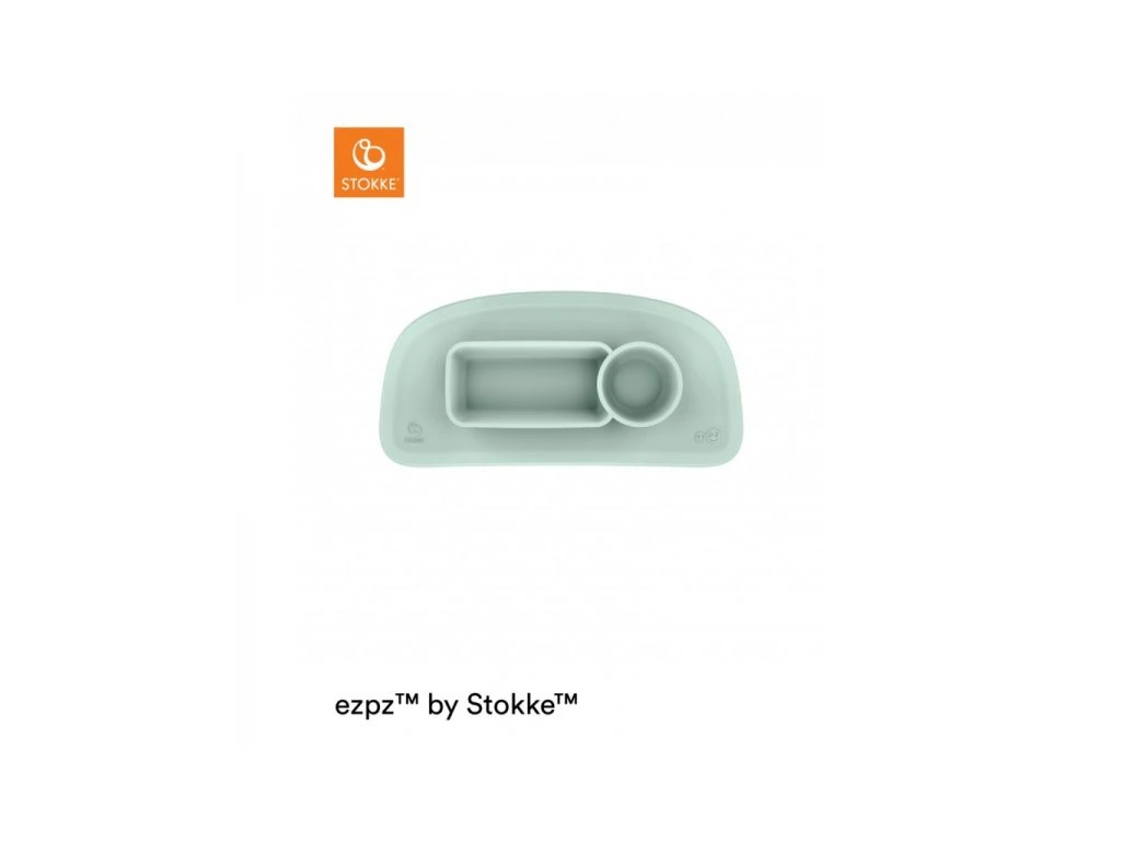 STOKKE Silikonová podložka Soft Mint ezpz ™ na pultík k jídelní židličce Clikk™
