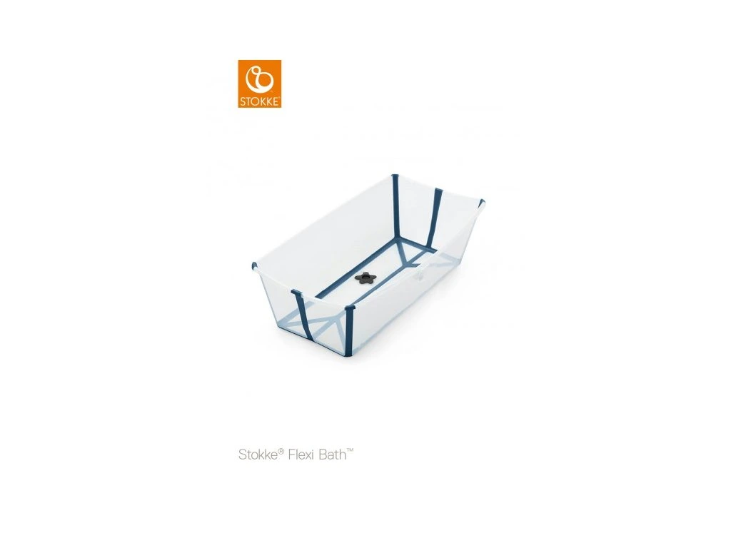 STOKKE Skládací vanička Flexi Bath® X-Large, Transparent Blue