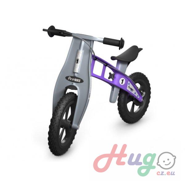 FirstBIKE Cross s brzdou, Violet
