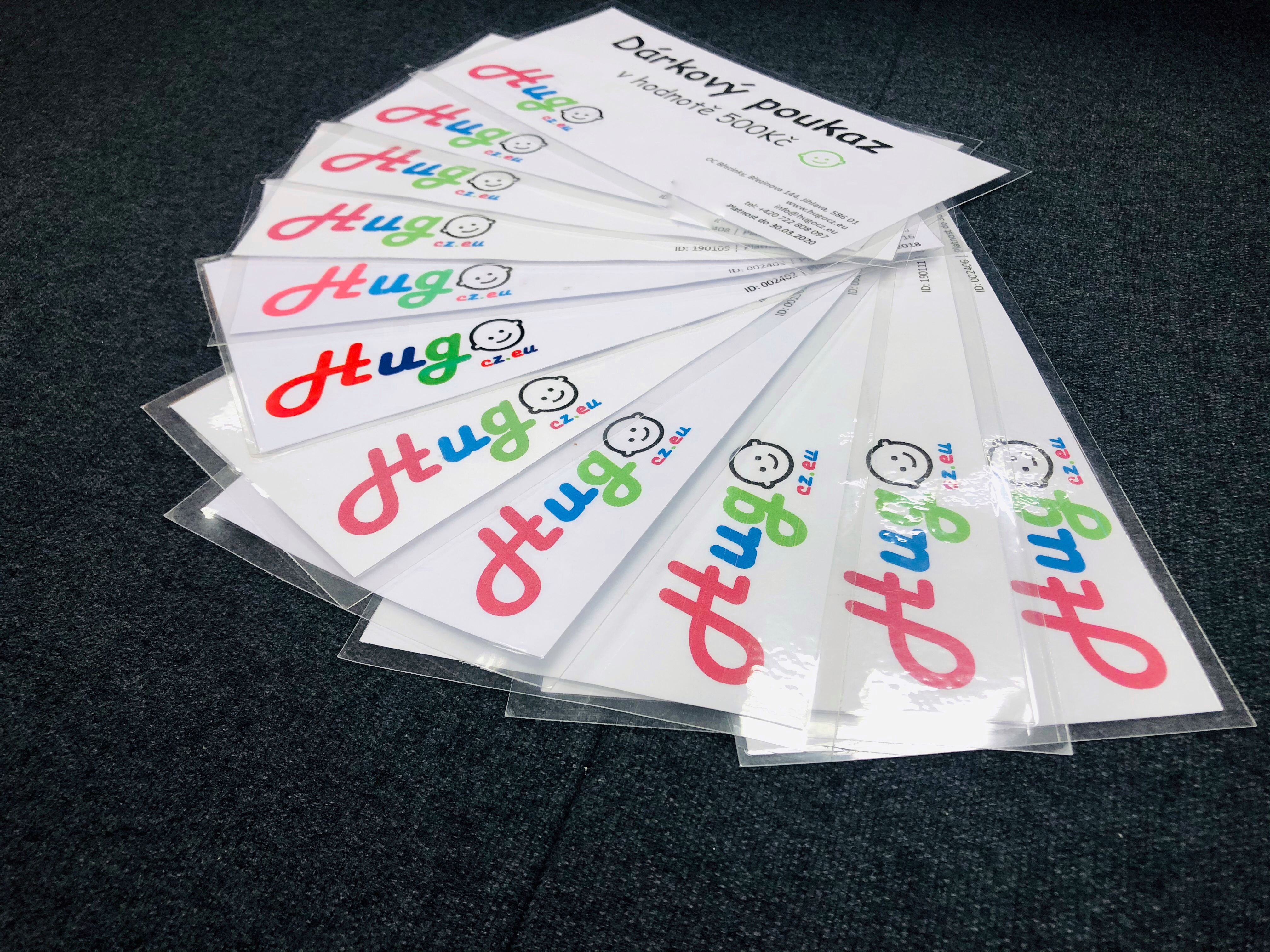 Dárkový poukaz Hugo v hodnotě 4 000,-Kč PDF/Lamino