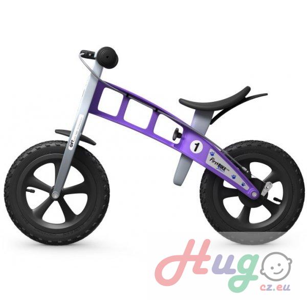 FirstBIKE Cross s brzdou, Violet