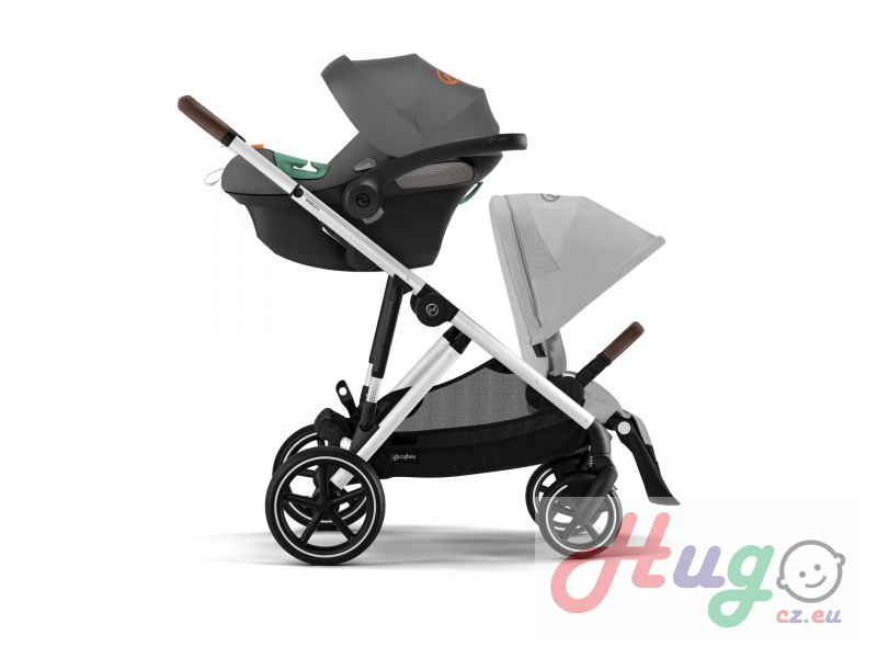 CYBEX Gazelle S SILVER,Lava Grey/Mid Grey 2025