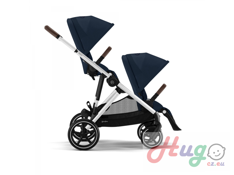 CYBEX Gazelle S Seat SILVER Ocean Blue/Navy Blue 2025