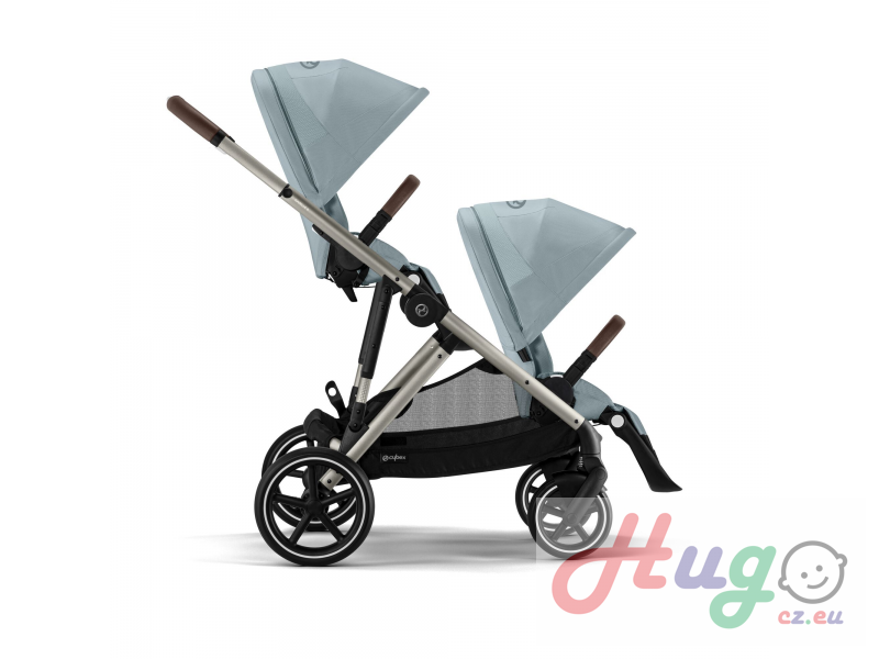 CYBEX Gazelle S Seat SILVER Sky Blue/Mid Blue 