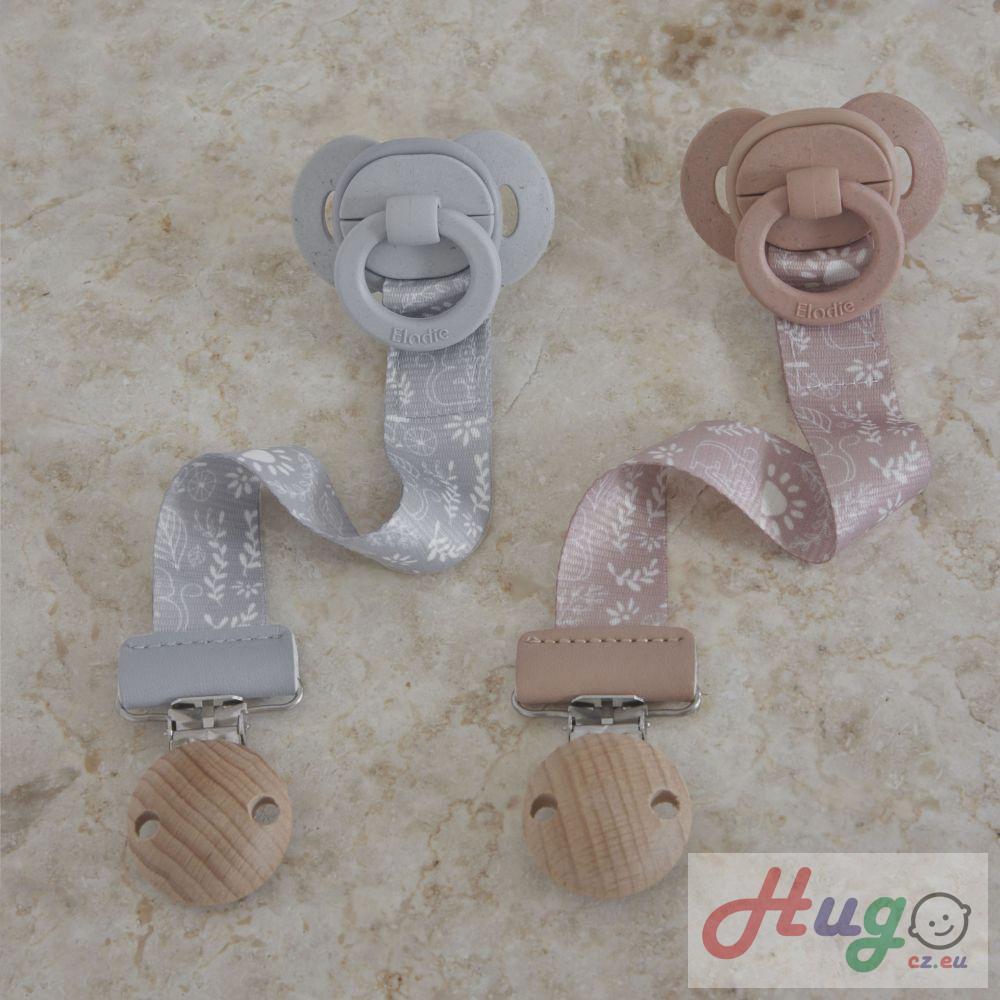 Dřevěný klips na dudlík Elodie Details - Monkey Sunrise Pink