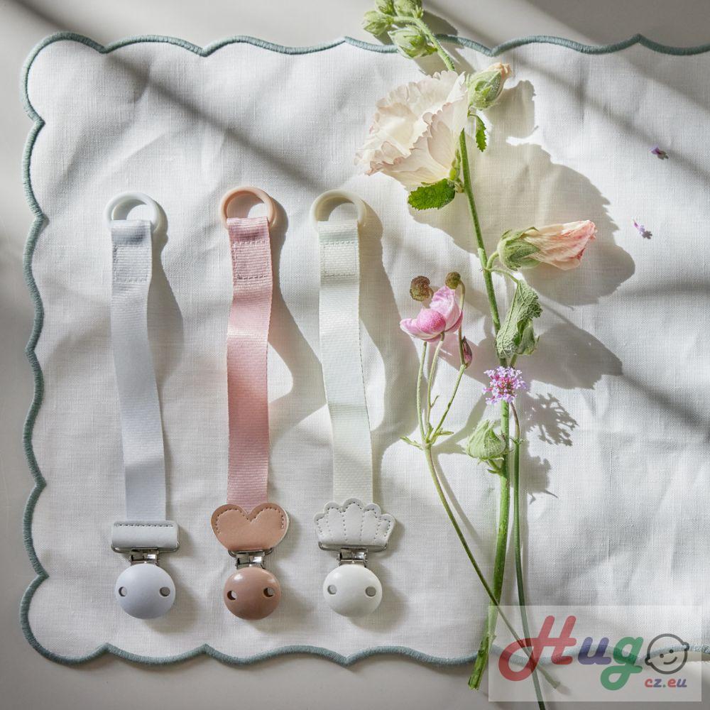 Dřevěný klips na dudlík Elodie Details - Blushing pink new