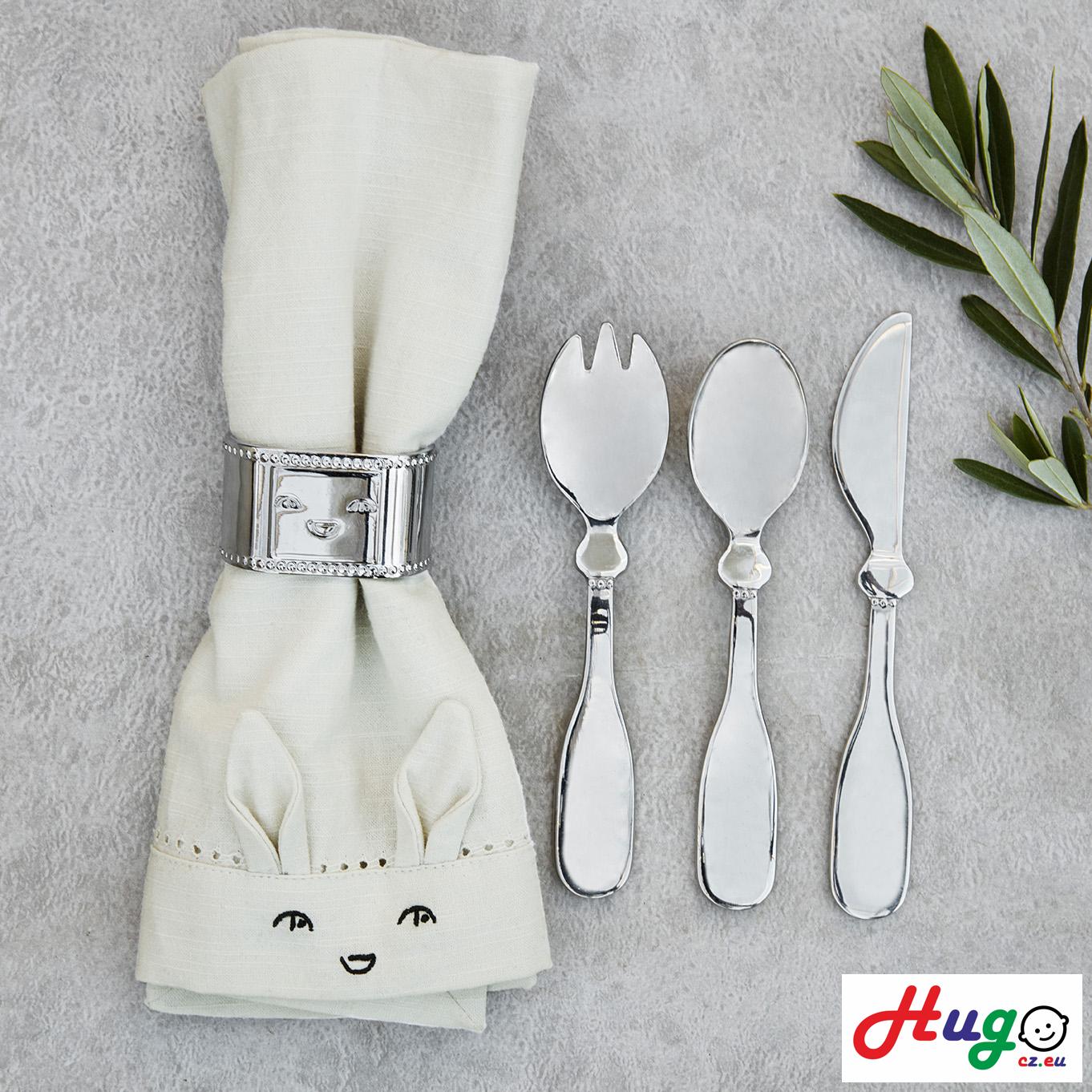 Dětský příbor Elodie Details Silver