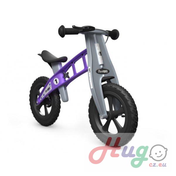 FirstBIKE Cross s brzdou, Violet