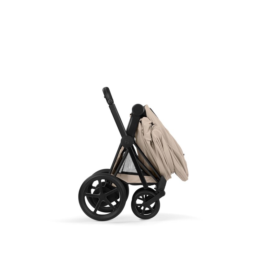 CYBEX e-Priam Comfort Set, Cozy Beige (Matt Black Frame)