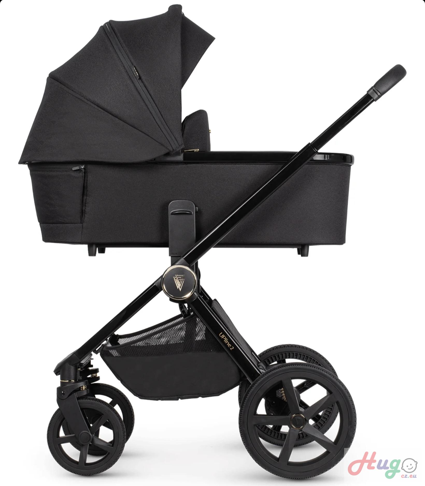 Venicci Tinum Upline 2, All Black + Autosedačka Tiago