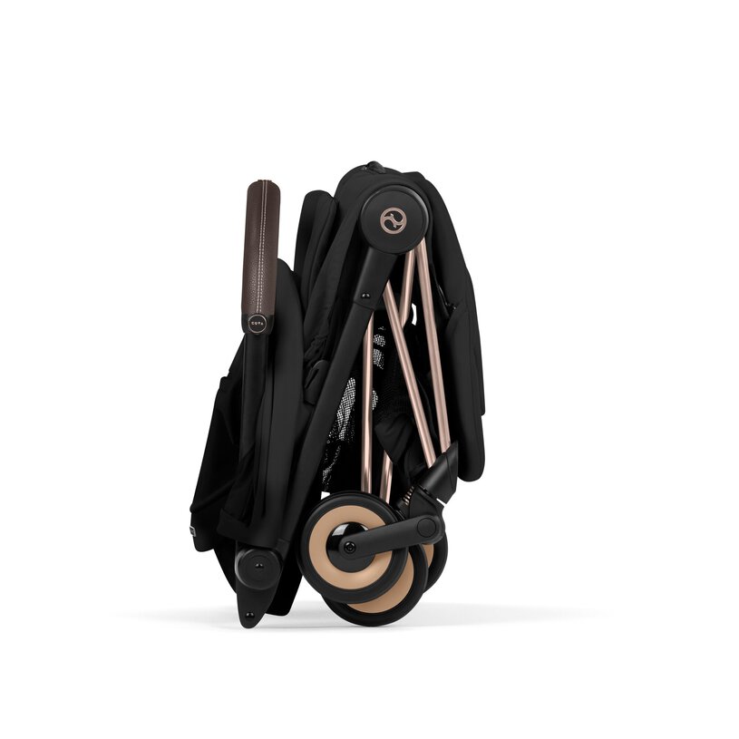 CYBEX Coya- Style Collection 2026, Sepia Black Rosegold Frame