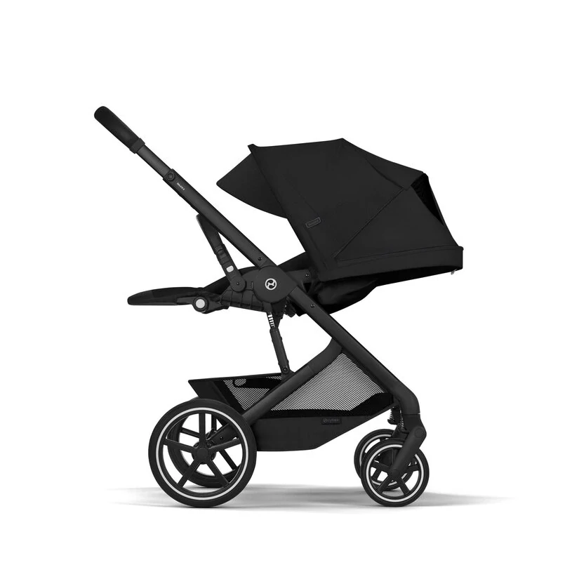 CYBEX NEW Balios S Lux se skládací korbičkou Fold Cot, Moon Black