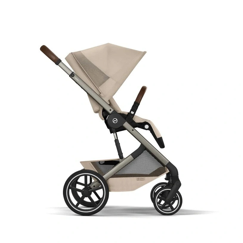 CYBEX NEW Balios S Lux se skládací korbičkou Fold Cot, Almond Beige