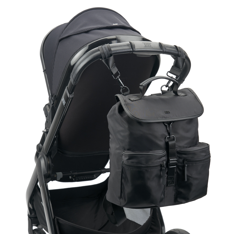 BabaBing Přebalovací batoh, Black (100% recyklovaný materiál)