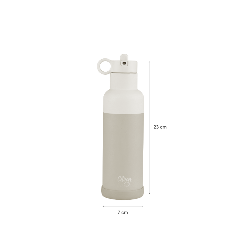 Citron Nerezová lahev na vodu 500 ml - Brown