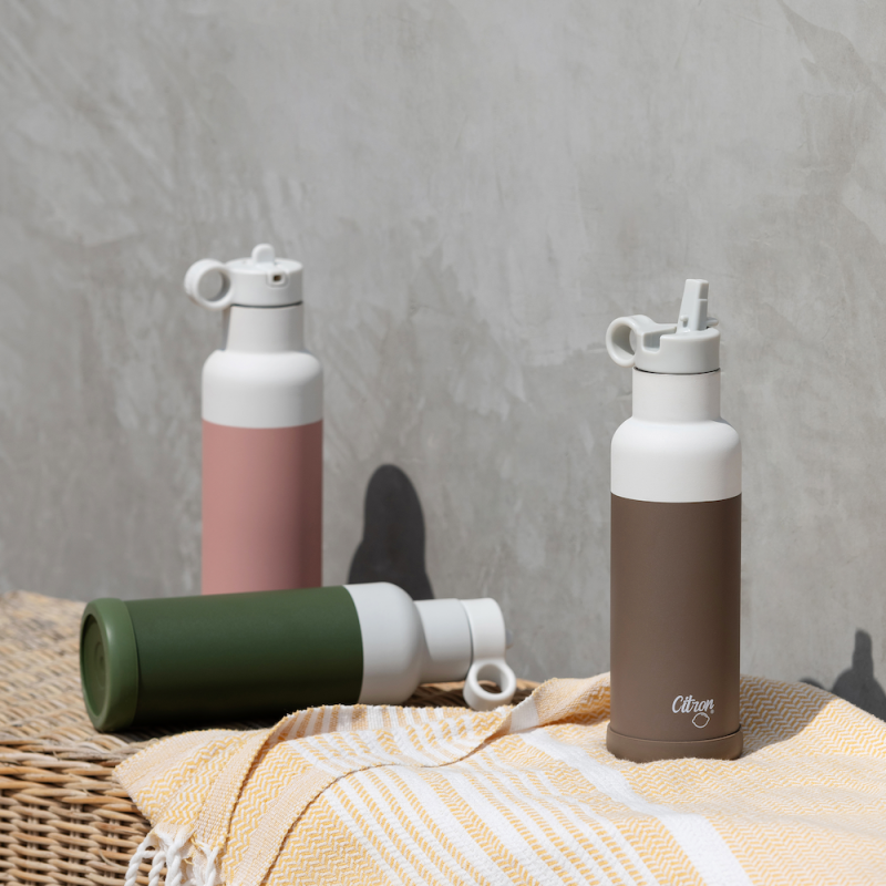 Citron Nerezová lahev na vodu 500 ml - Blush Pink
