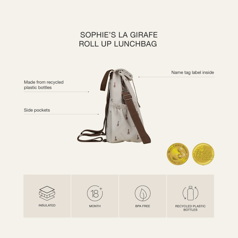 Citron Termobatoh s rolovacím zavíráním – Sophie La Girafe