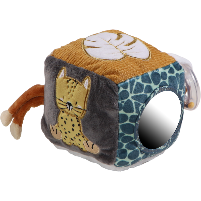 TRYCO Měkká kostka s aktivitami - Jungle