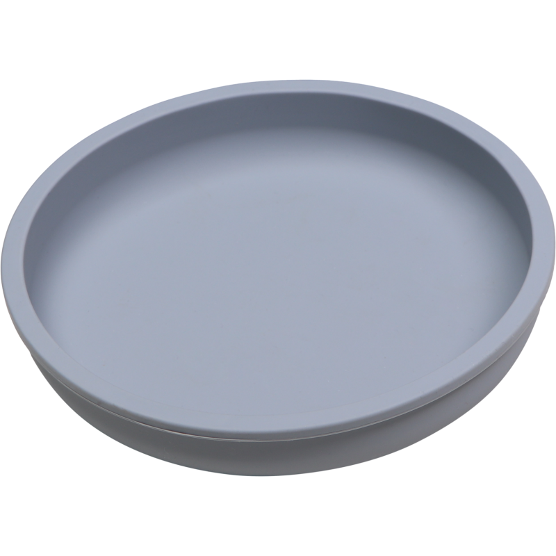 TRYCO Silikonový talířek kulatý, Dusty Blue