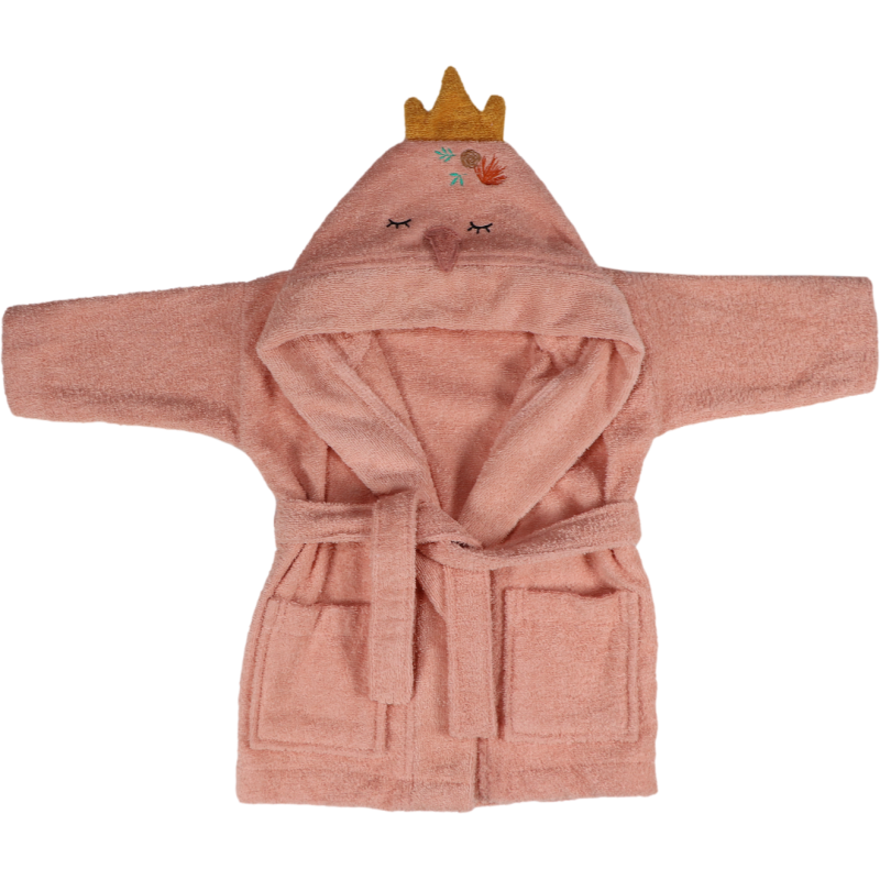 TRYCO Blush & Blossom Froté župan Labuť Ivy, vel. 1-2 roky
