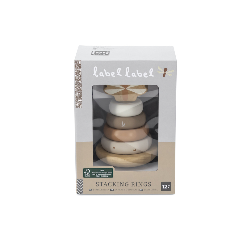 Label Label Balanční stohovací kroužky, Nougat