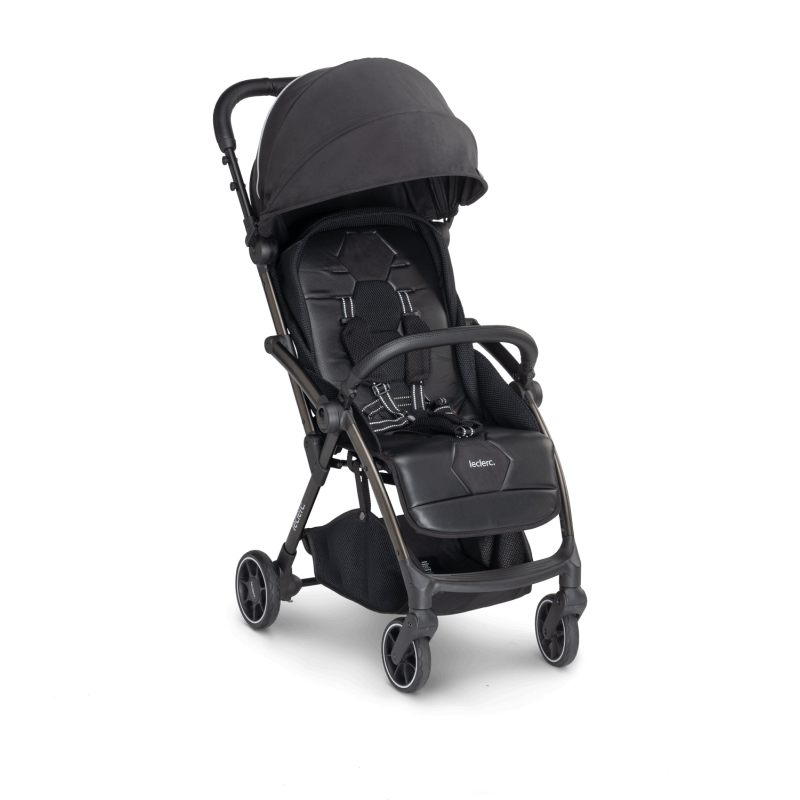 Leclerc Baby Hexagon kočárek Carbon Black