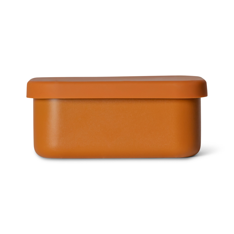 Citron Mini svačinový box, nerez - Caramel