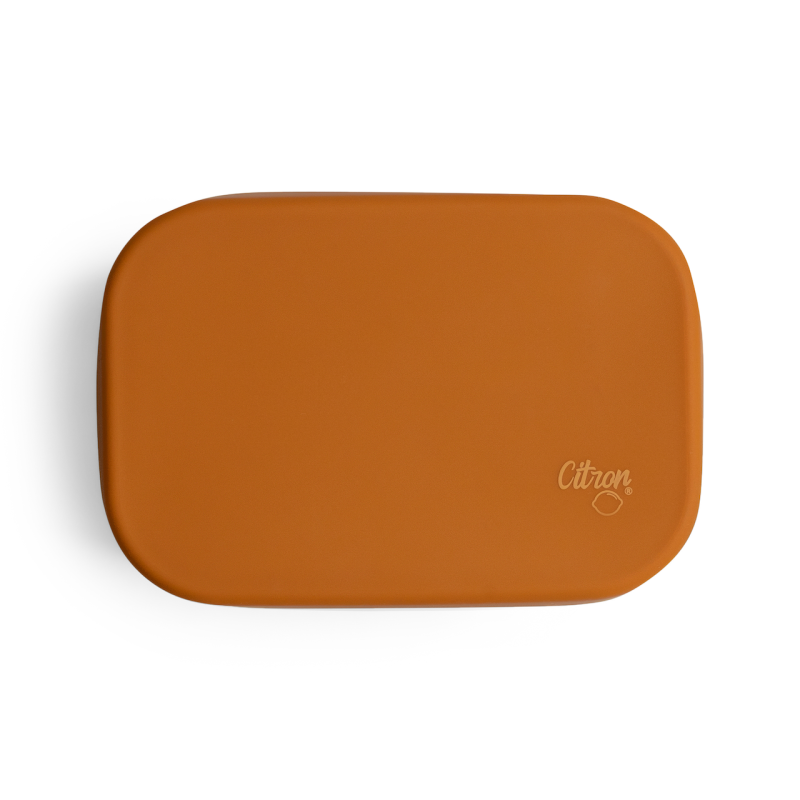 Citron Mini svačinový box, nerez - Caramel