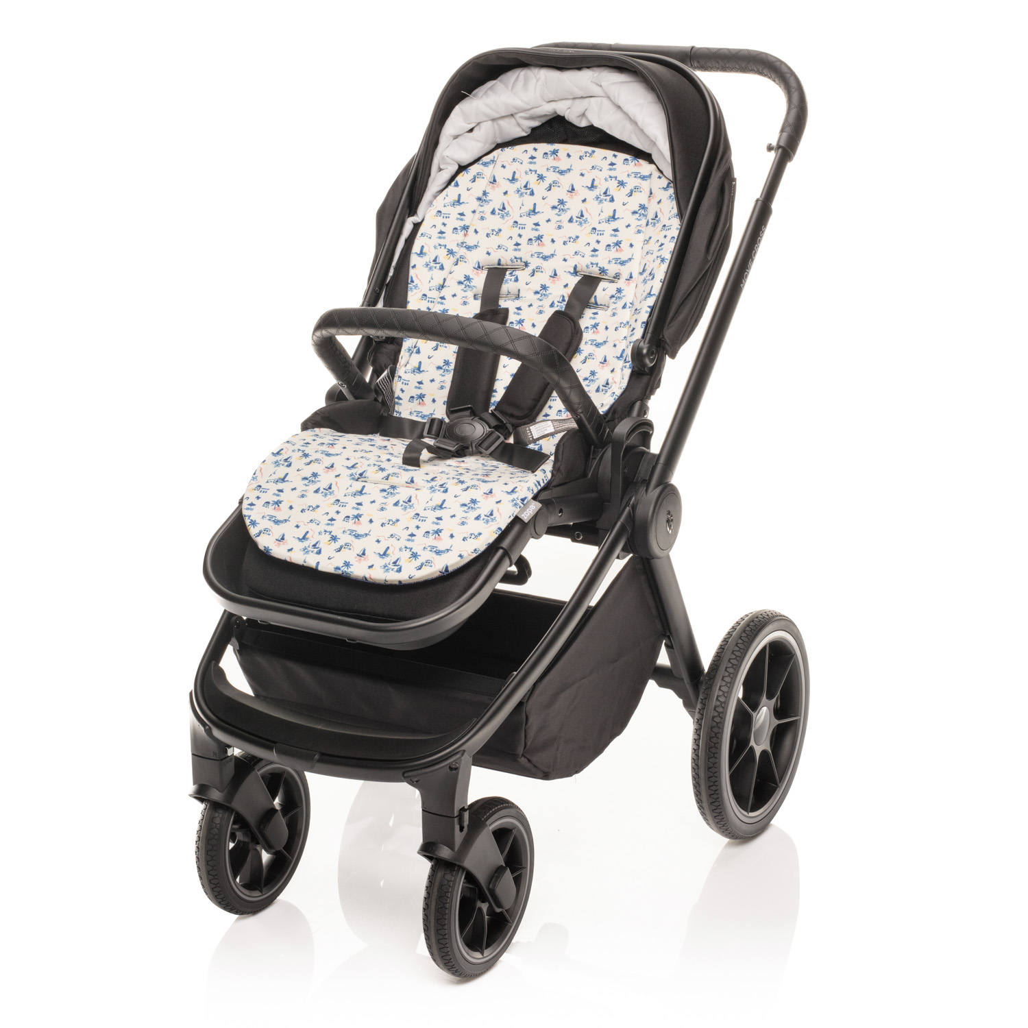Vložka do kočárku z paměťové pěny Comfort, Sailor Blue