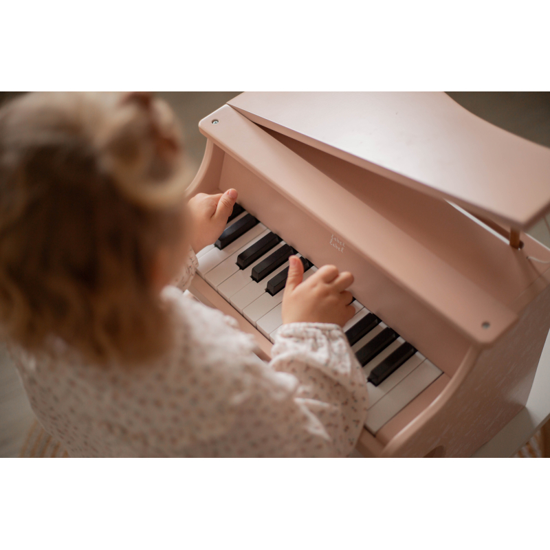 Label Label Dřevěné piano - Pink
