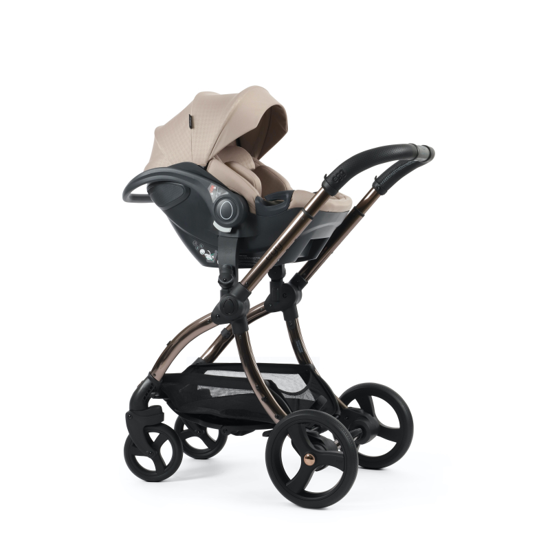 BabyStyle Egg Shell (i-Size) autosedačka, Houndstooth Almond