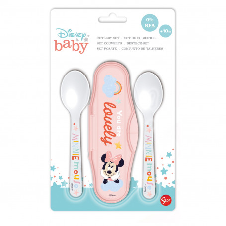 Sada 2 lžic s pouzdrem, Minnie
