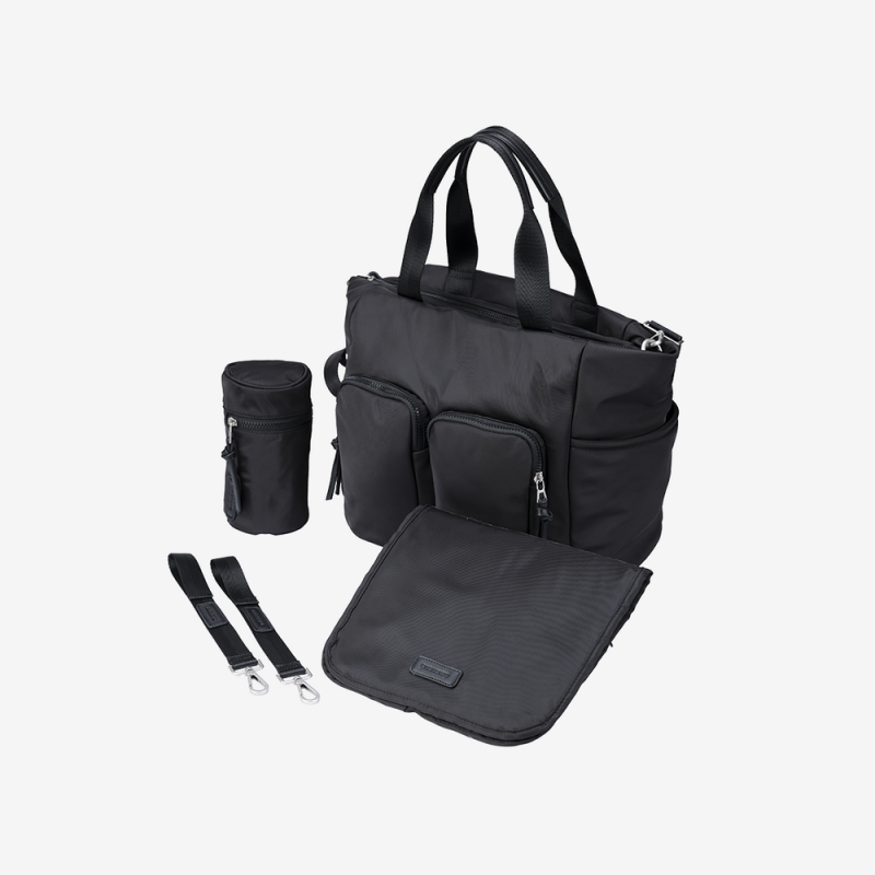 BabaBing Soft shell taška na přebalování, Black - NOVINKA