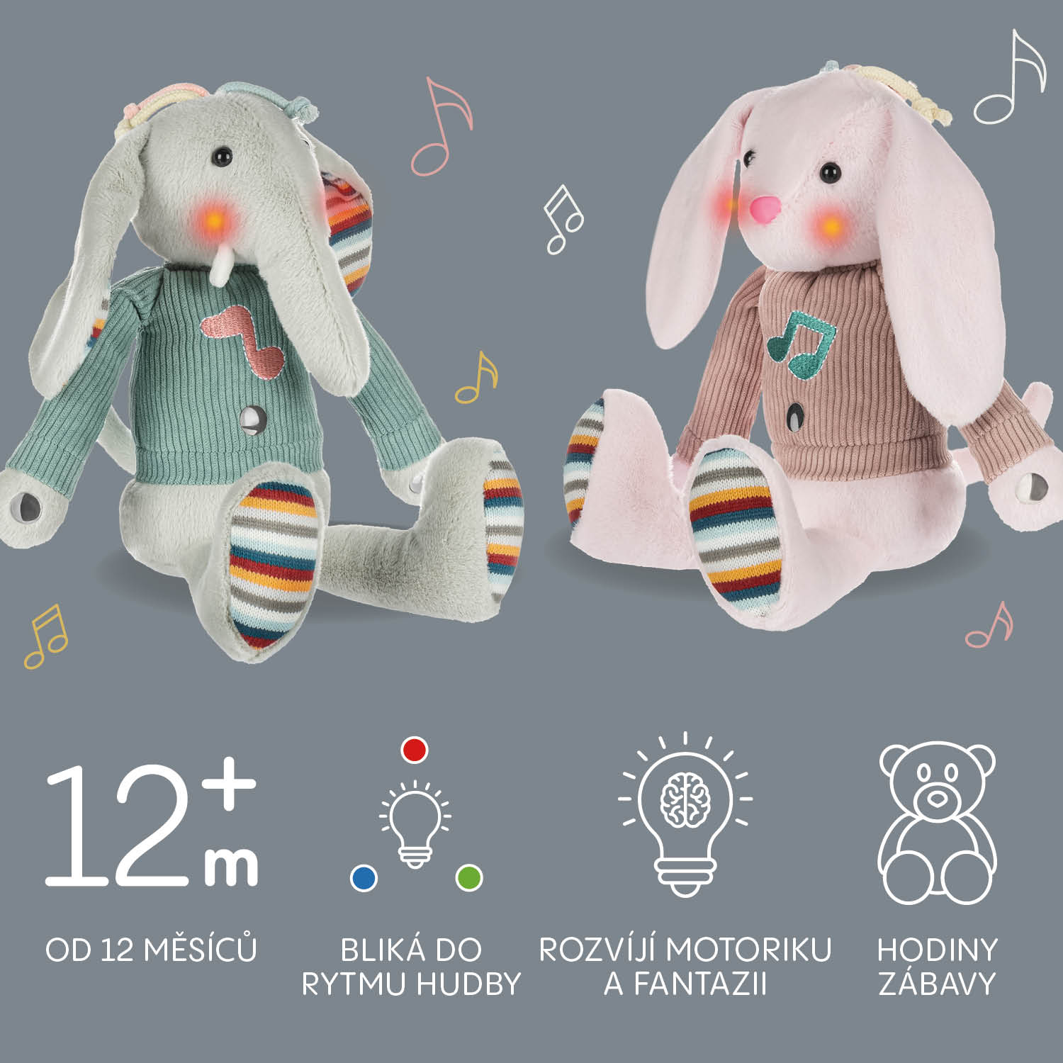 Plyšový interaktivní parťák, Rabbit