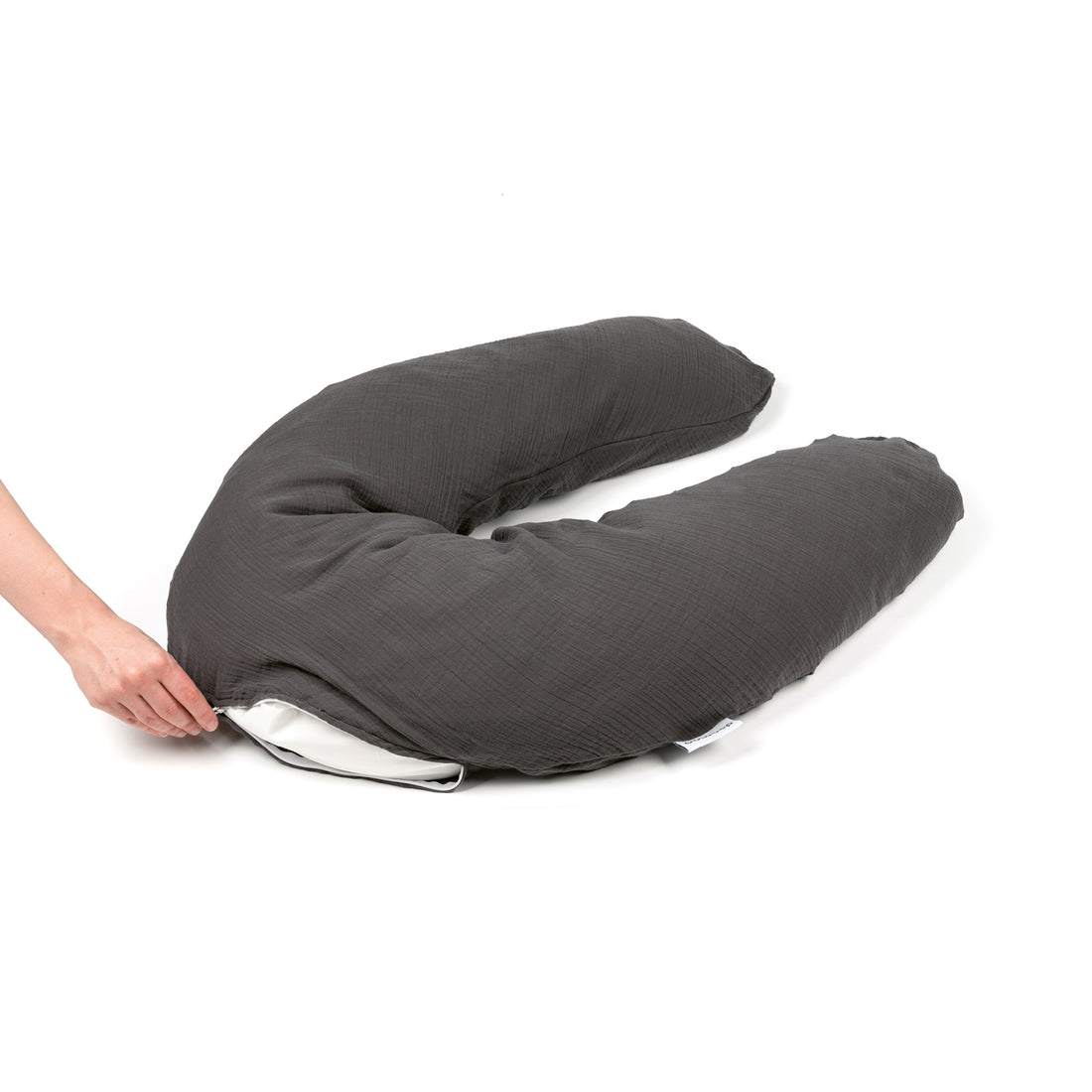 Potah na multifunkční kojící polštář Comfybig, Tetra Grey