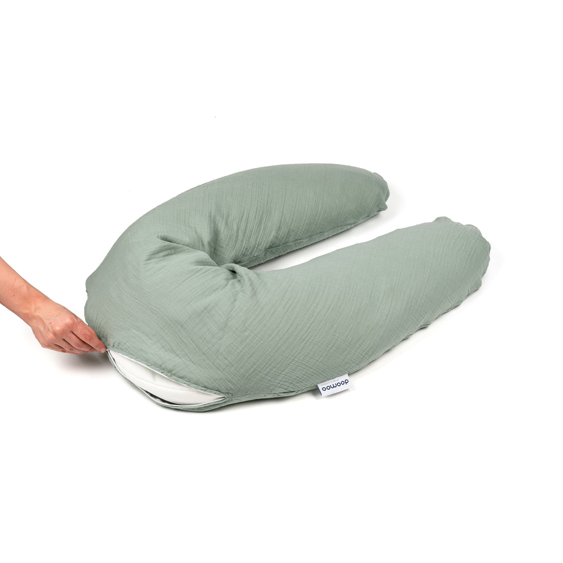 Potah na multifunkční kojící polštář Comfybig, Tetra Green