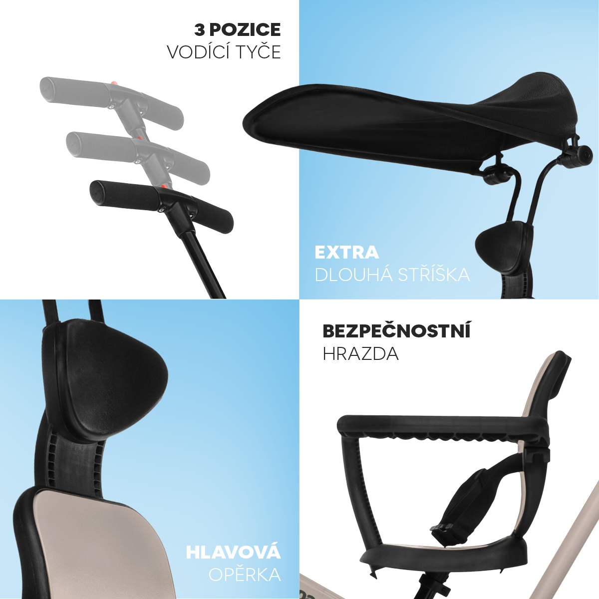 Tříkolka Pro 6v1, Safari